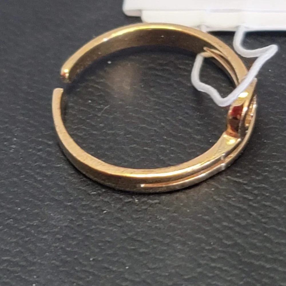 Libra Zodiac Gold Ring One Size Marked 925 Women's Sterling Forever Jewelry